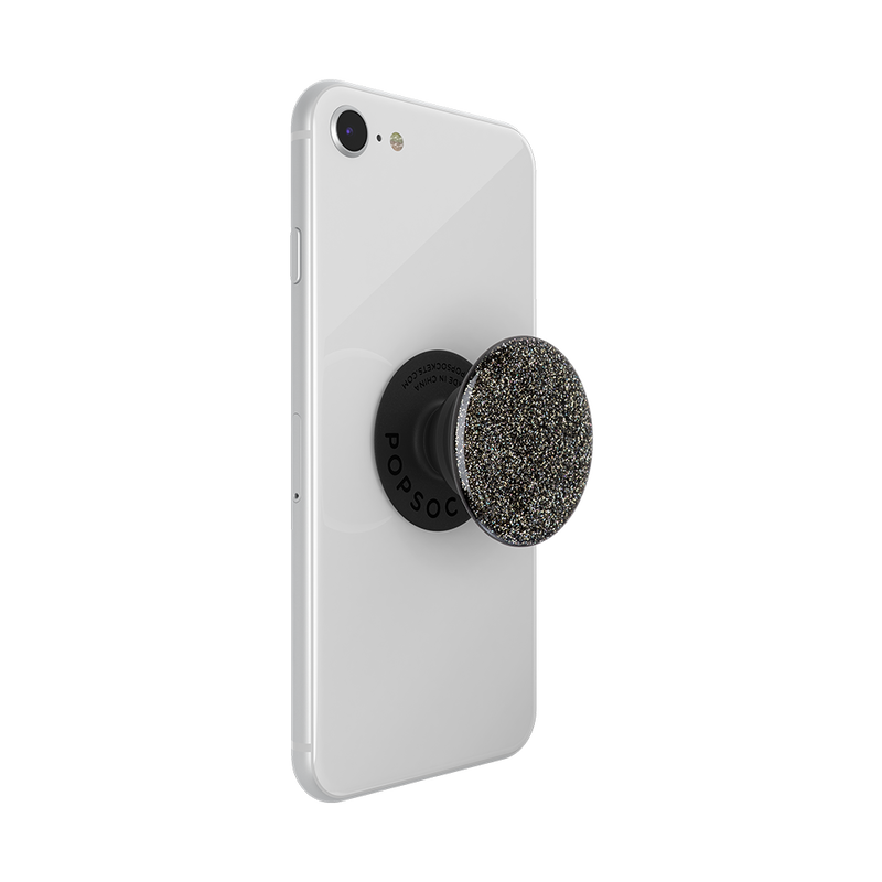 Glitter Black Phone Grip PopSockets UK
