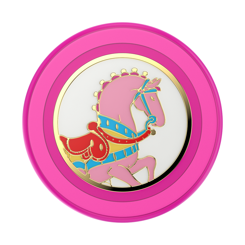 Enamel Carousel Pony — MagSafe PopGrip image number 1