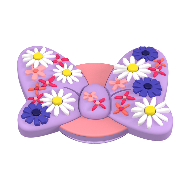 Floral Minnie Mouse Bow image number 2