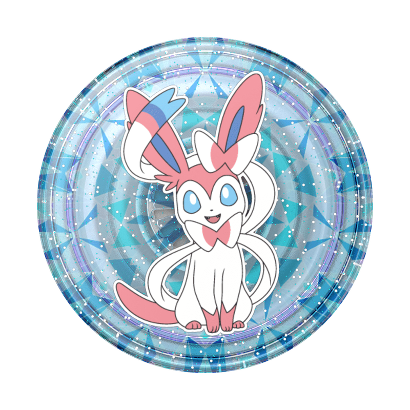 Diamond Sylveon - Glitter Graphic — Adhesive PopGrip image number 1