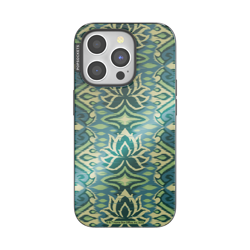 Mirror White Lotus Textile — iPhone 15 Pro MagSafe Case image number 0