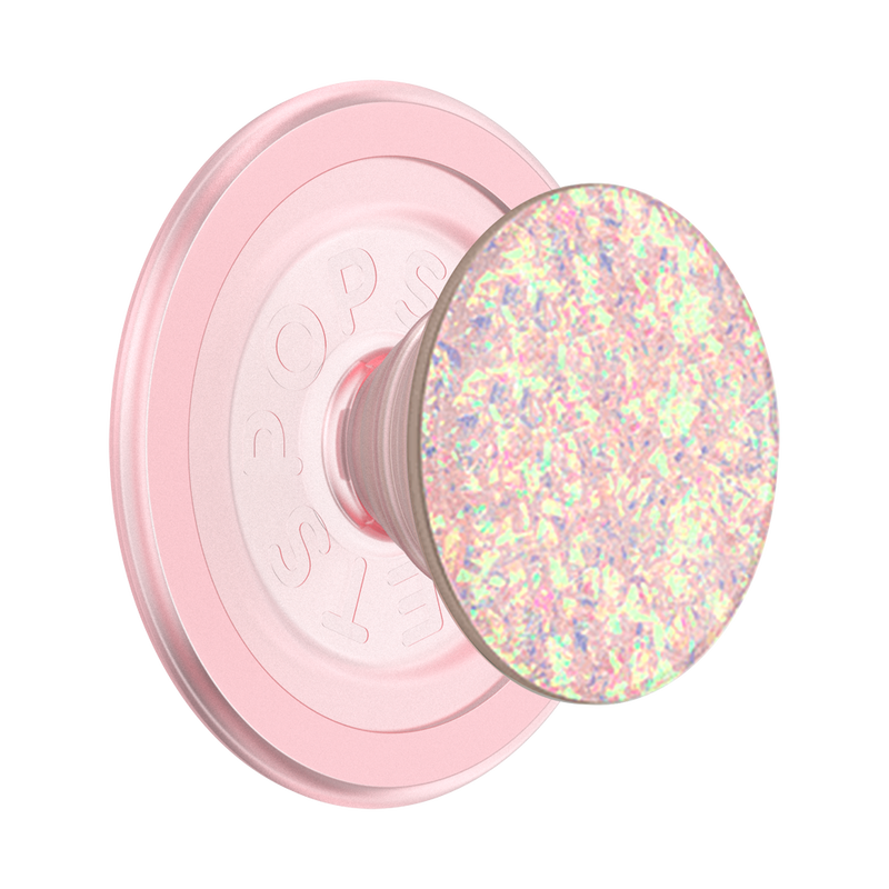 Iridescent Confetti Rose - PopGrip for MagSafe - Round