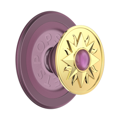 Enamel Sun Jewel Mauve — PopGrip for MagSafe