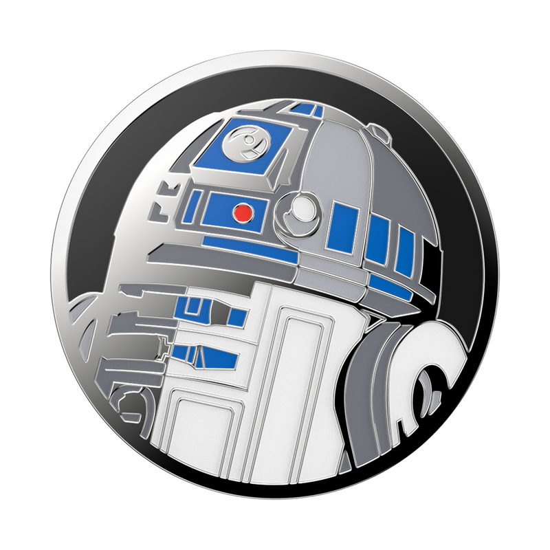 Enamel R2D2 — Adhesive PopGrip image number 1