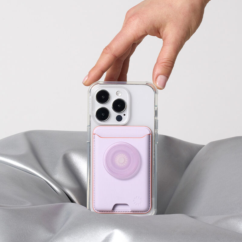 Pale Lavender —  Softgoods PopWallet+ for MagSafe image number 4