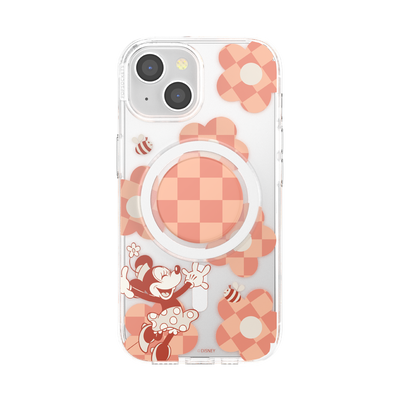 Minnie Checkered Flower — iPhone 15 for MagSafe