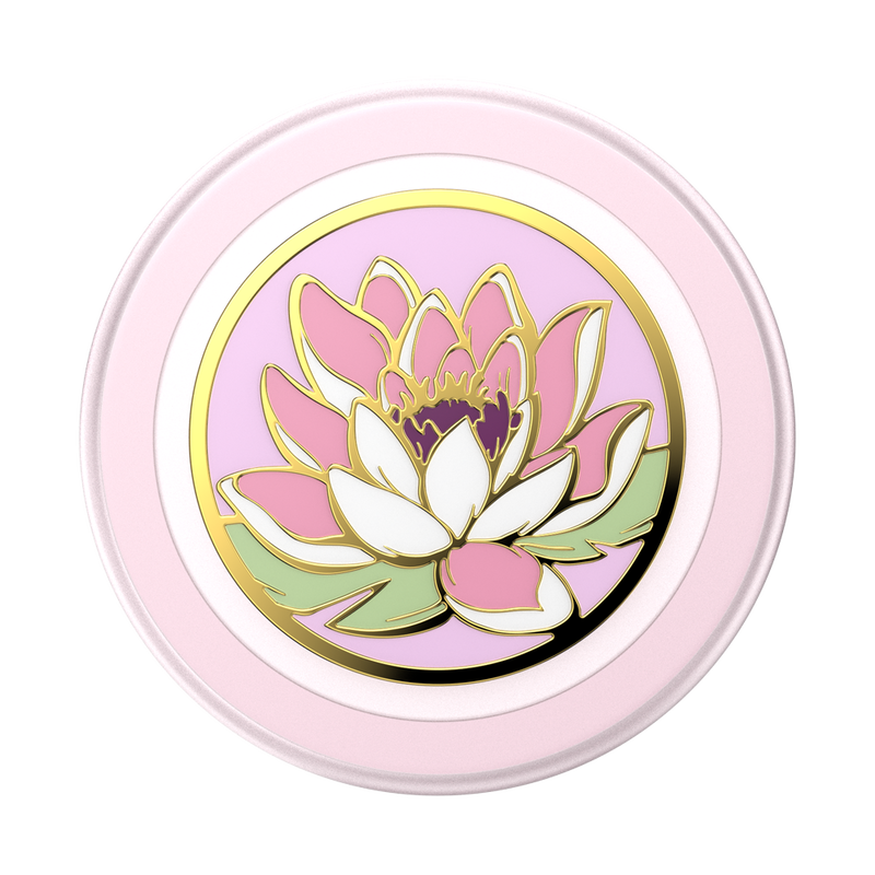 Enamel Water Lily — PopGrip for MagSafe image number 1