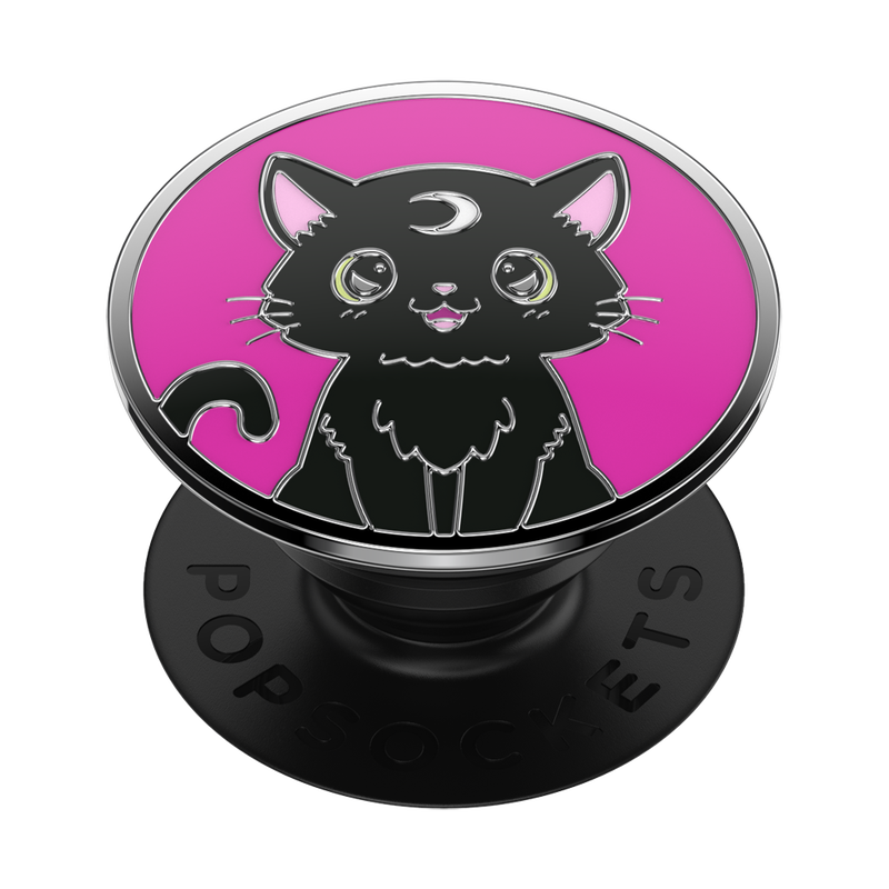 Enamel Black Cat Magic — Adhesive PopGrip image number 0