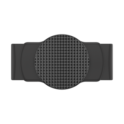 PopGrip Slide Stretch Knurled Texture on Black with Square Edges