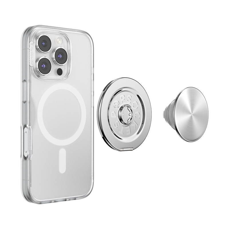 Aluminum Radial Silver —  MagSafe Kick-Out Grip & Stand image number 5