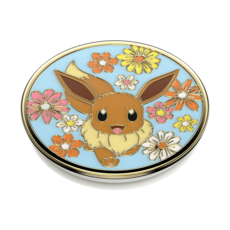 Floral Eevee Enamel — Adhesive PopGrip image number 2