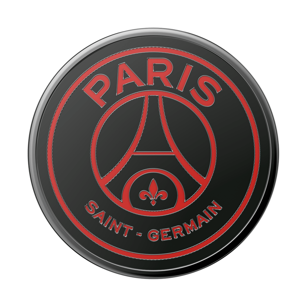Enamel Paris Saint-Germain Logo Black