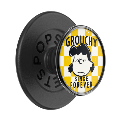 Enamel Grouchy Lucy — PopGrip for MagSafe