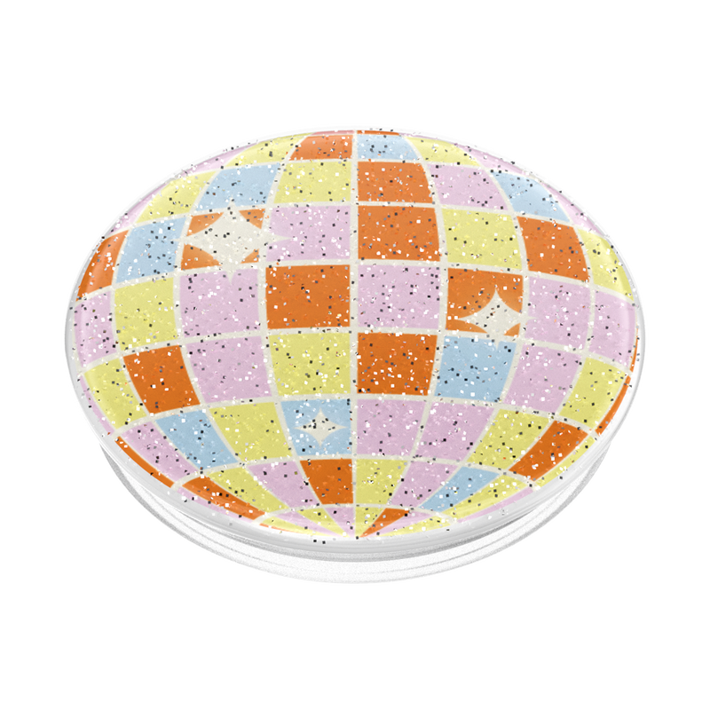 Glitter Retro Disco — Adhesive PopGrip image number 2