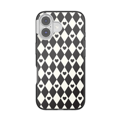 Harlequin Hearts Black — iPhone 16 for MagSafe