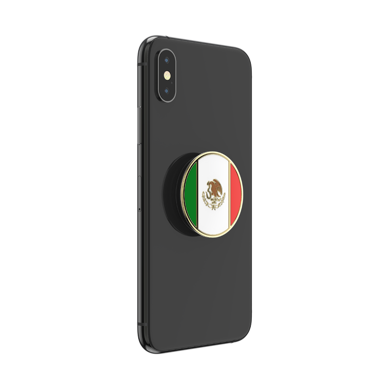 Enamel Mexican Flag — Adhesive PopGrip image number 3