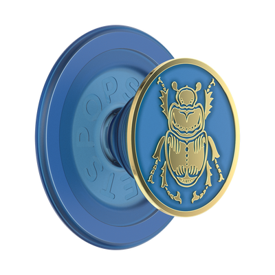 Enamel Scarab — PopGrip for MagSafe