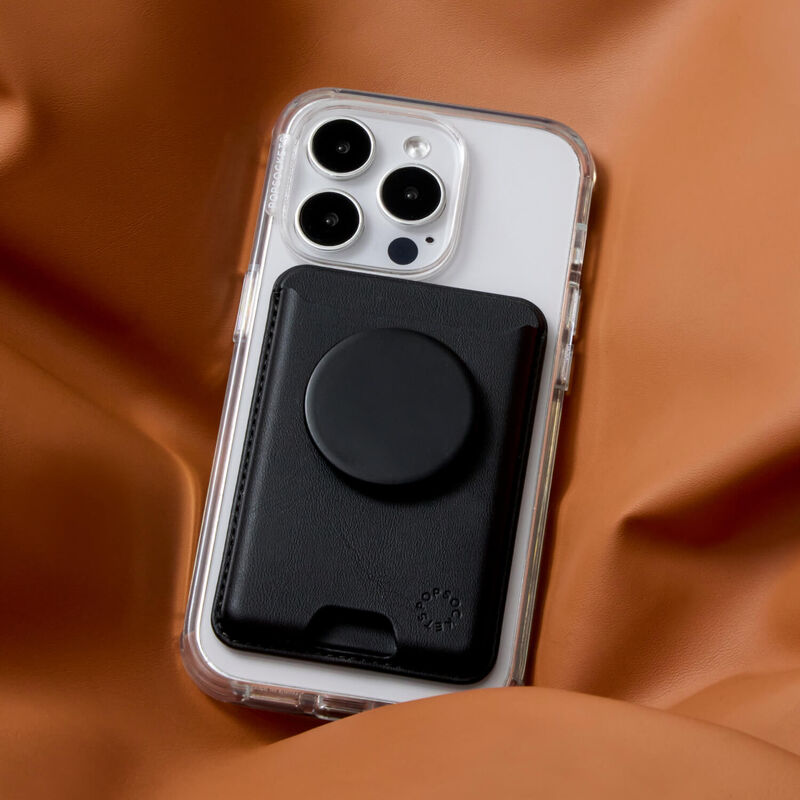 Black — Softgoods PopWallet+ for MagSafe image number 2