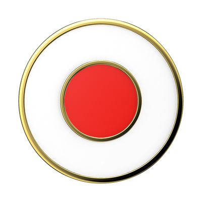 Secondary image for hover Enamel Japanese Flag — Adhesive PopGrip