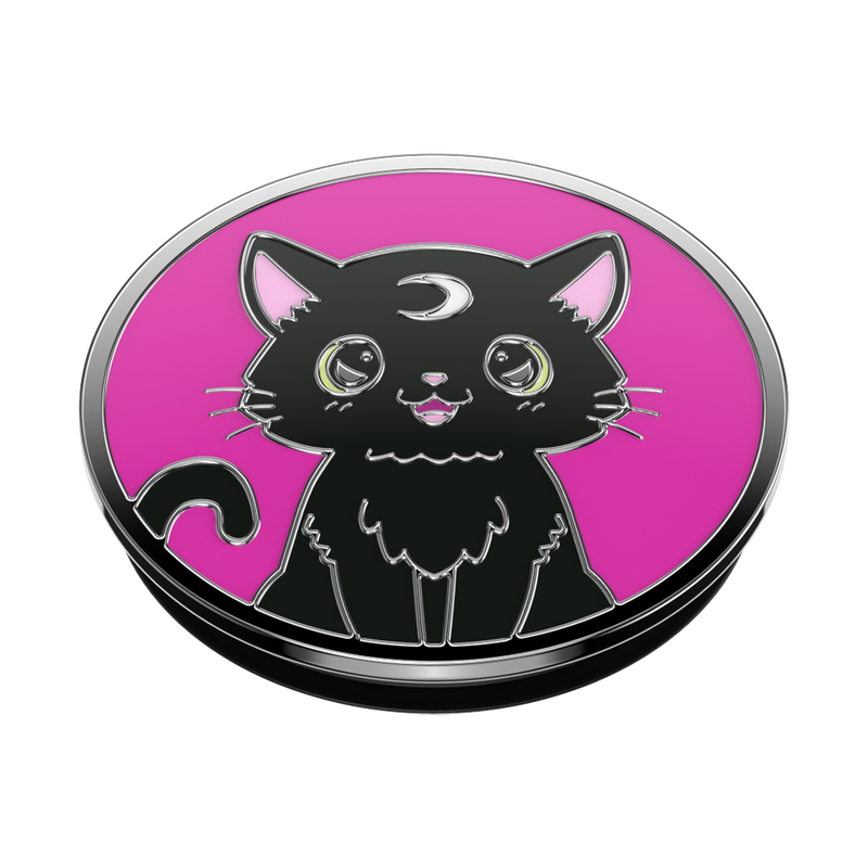 Enamel Black Cat Magic — Adhesive PopGrip image number 2