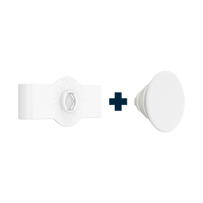 Secondary image for hover PopGrip Slide Apple White — iPhone 11