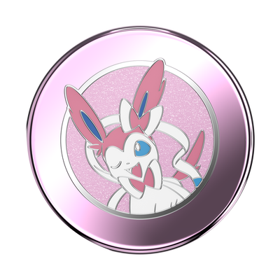 Secondary image for hover Enamel Sylveon Wink — MagSafe PopGrip