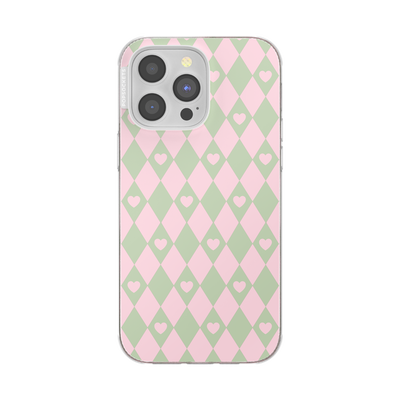 Harlequin Hearts Pink — iPhone 14 Pro Max for MagSafe