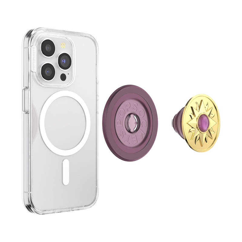 Enamel Sun Jewel Mauve — PopGrip for MagSafe image number 7