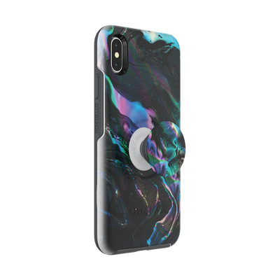 Secondary image for hover Otter + Pop Oil Agate — iPhone XS Max