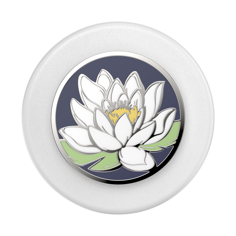 Enamel Water Lily Midnight — MagSafe PopGrip image number 1