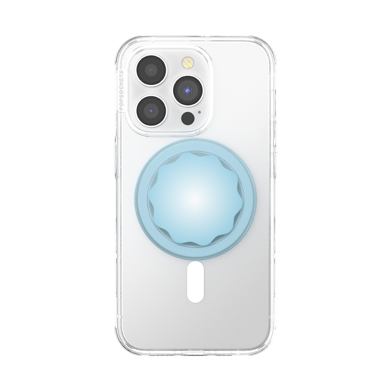 Molded Flower Blue Sigh — MagSafe PopGrip image number 2