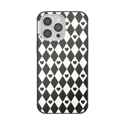 Harlequin Hearts Black — iPhone 14 Pro Max for MagSafe