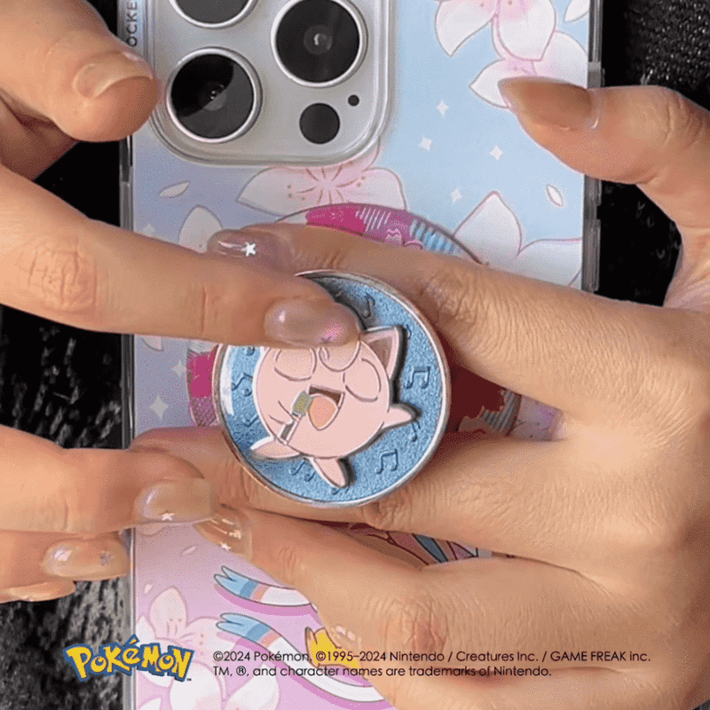 Enamel Spinner Jigglypuff's Disarming Voice — PopGrip for MagSafe image number 2
