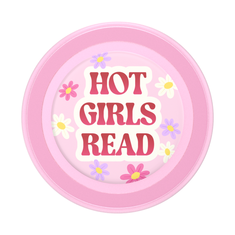 Hot Girls Read Pink — PopGrip for MagSafe image number 1
