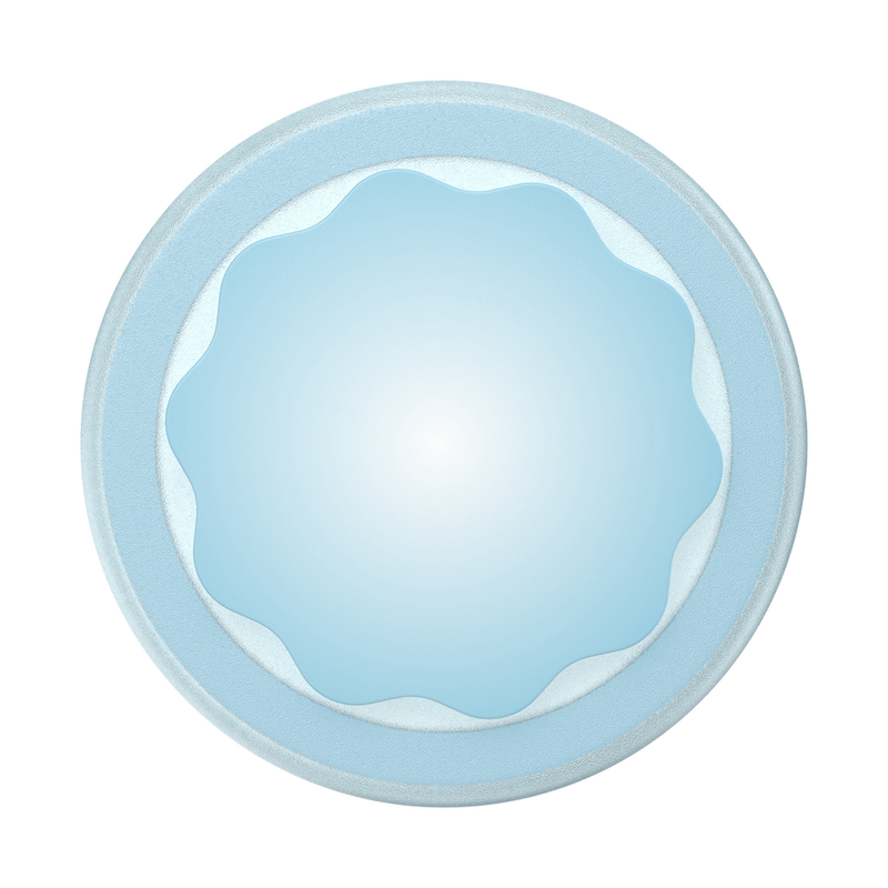 Molded Flower Blue Sigh — MagSafe PopGrip image number 1