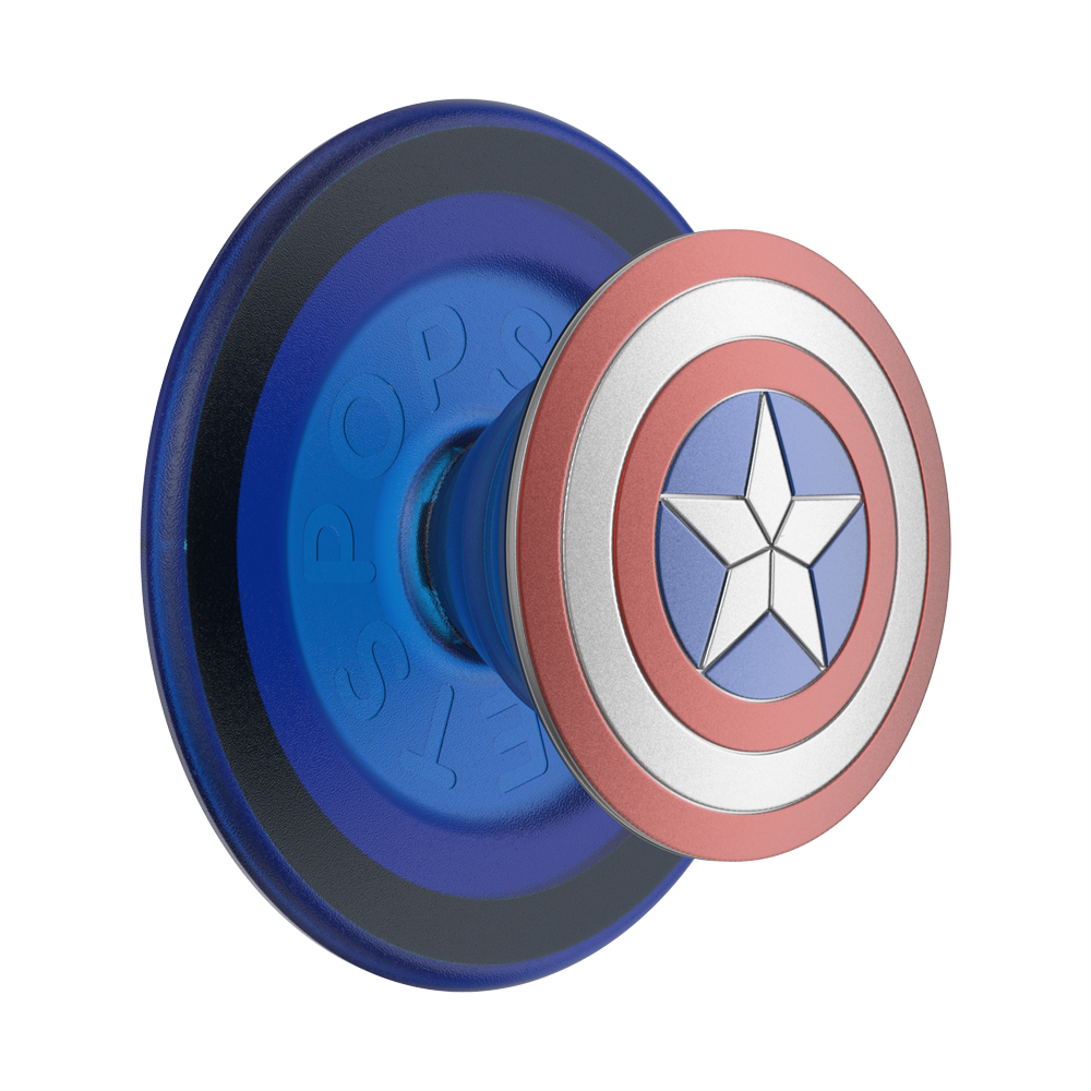 Enamel Captain America PopGrip for MagSafe Phone Grip for MagSafe PopSockets UK